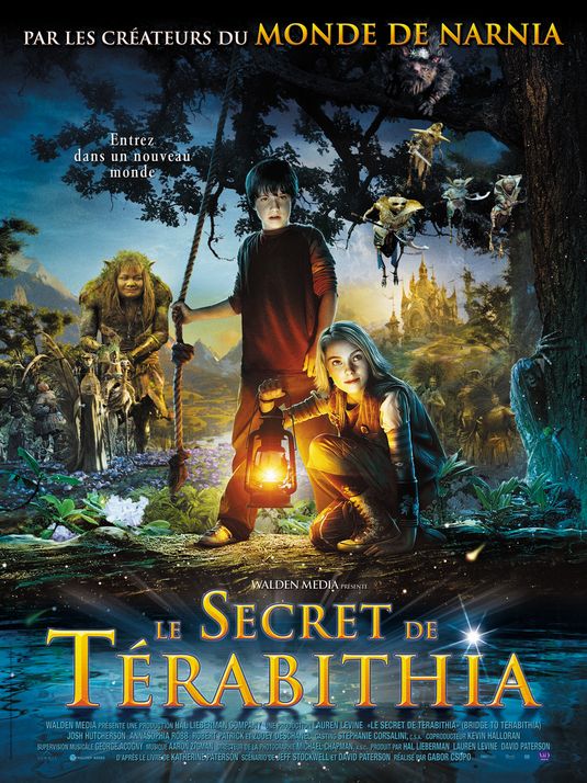 the movie poster: Bridge to Terabithia (2007) ver2