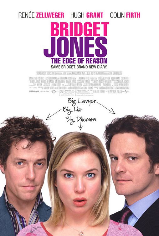 the movie poster: Bridget Jones: The Edge of Reason (2004) ver2