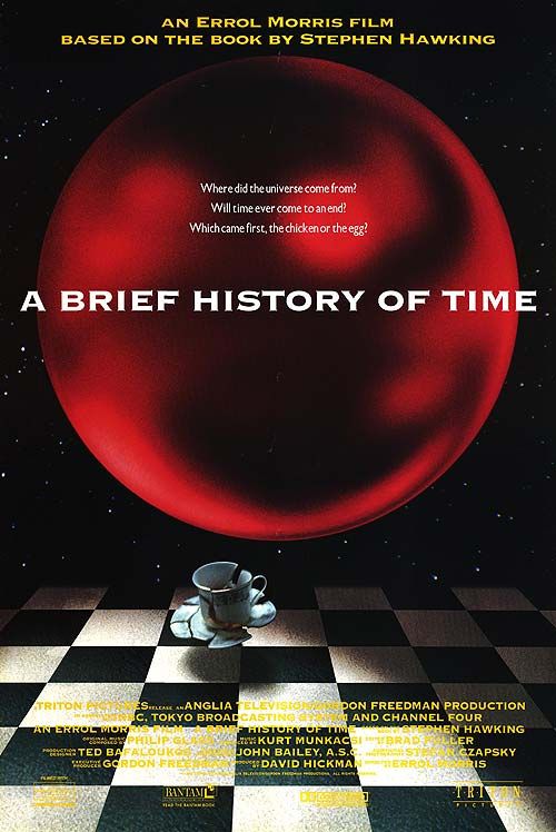 the movie poster: A Brief History of Time (1992)