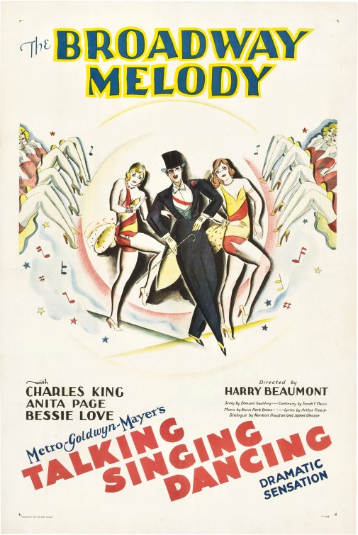 1000 piece jigsaw puzzle for the movie poster: The Broadway Melody (1929)