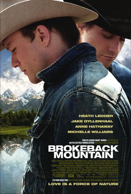 the movie poster: Brokeback Mountain (2005)