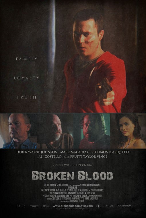 1000 piece jigsaw puzzle for the movie poster: Broken Blood (2013)