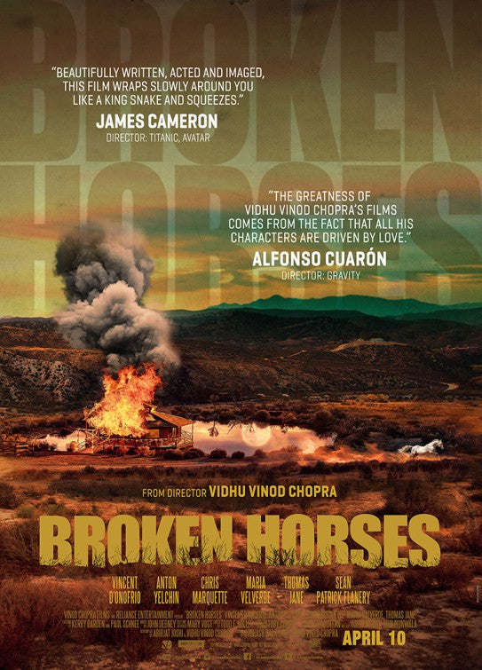 1000 piece jigsaw puzzle for the movie poster: Broken Horses (2015) ver4