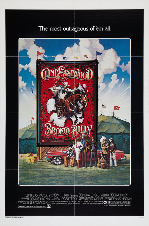 the movie poster: Bronco Billy (1980) ver1