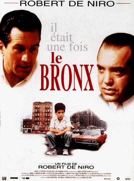 the movie poster: A Bronx Tale (1993) ver2