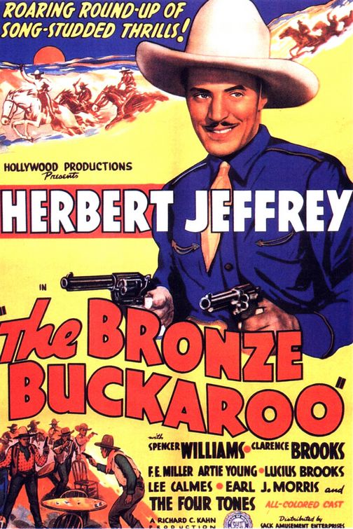 the movie poster: The Bronze Buckaroo (1939)