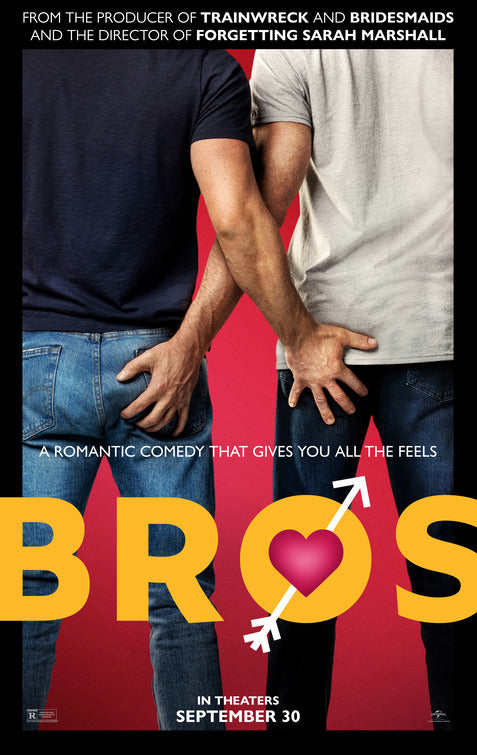 1000 piece jigsaw puzzle for the movie poster: Bros (2022)
