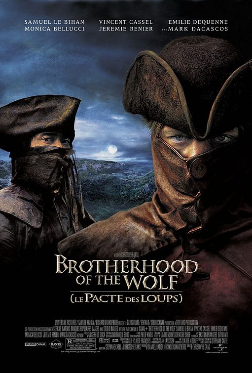 the movie poster: Brotherhood of the Wolf (2002)
