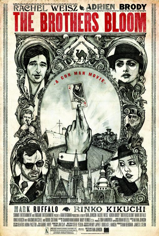 1000 piece jigsaw puzzle for the movie poster: The Brothers Bloom (2009) ver2