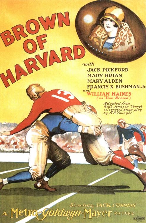 the movie poster: Brown of Harvard (1926)