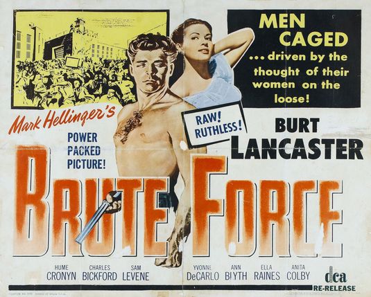 the movie poster: Brute Force (1947) ver2