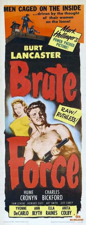 the movie poster: Brute Force (1947) ver4
