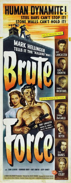 the movie poster: Brute Force (1947) ver5