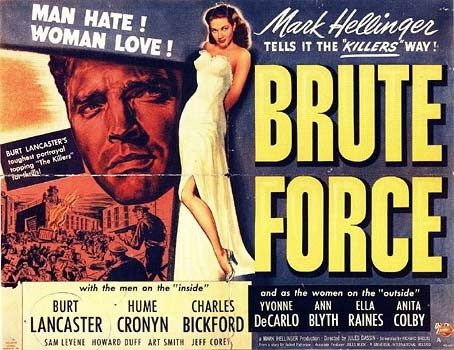 the movie poster: Brute Force (1947) ver6