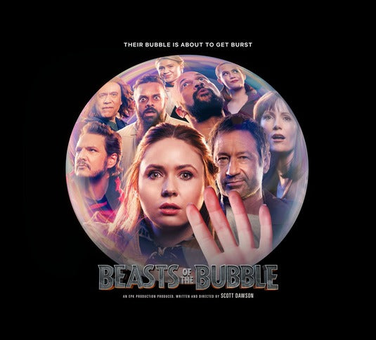 1000 piece jigsaw puzzle for the movie poster: The Bubble (2022) ver9