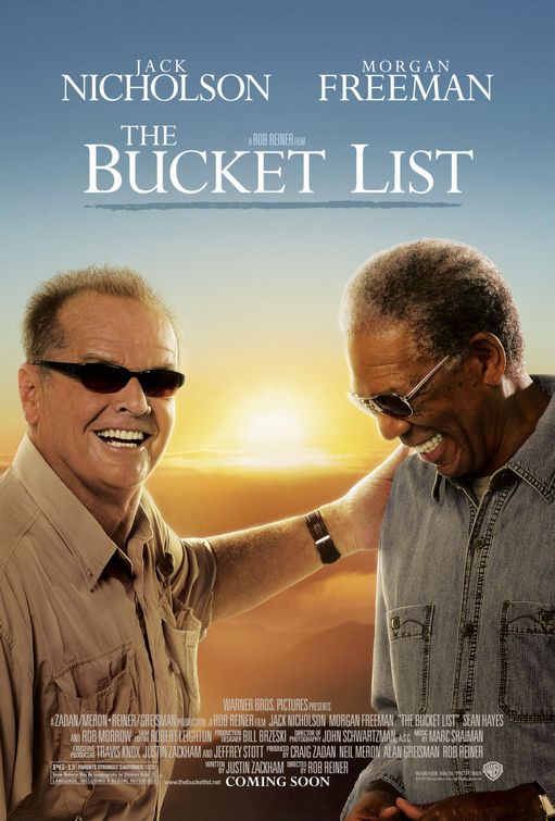 the movie poster: The Bucket List (2007)