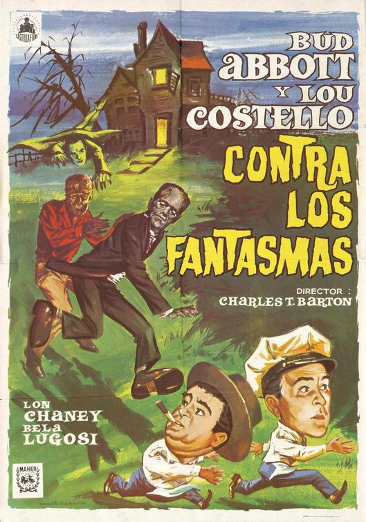 the movie poster: Bud Abbott Lou Costello Meet Frankenstein (1948) ver2