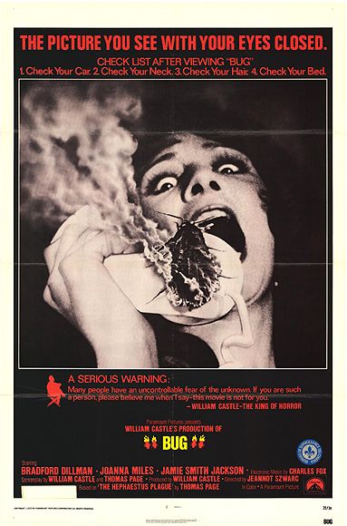 the movie poster: Bug (1975)