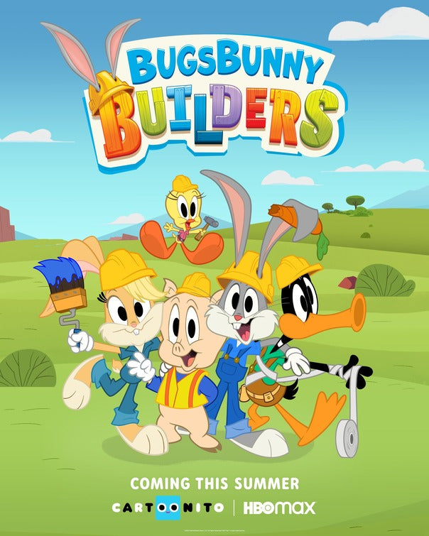1000 piece jigsaw puzzle for tv poster: Bugs Bunny Builders