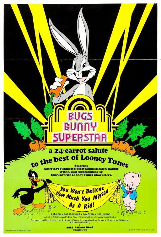 1000 piece jigsaw puzzle for the movie poster: Bugs Bunny Superstar (1975)