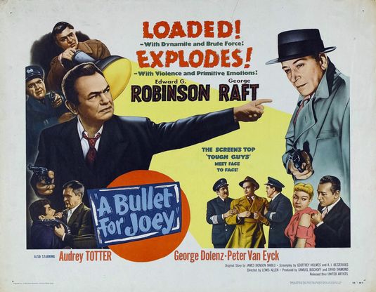 the movie poster: A Bullet for Joey (1955)