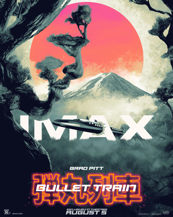 1000 piece jigsaw puzzle for the movie poster: Bullet Train (2022) ver20