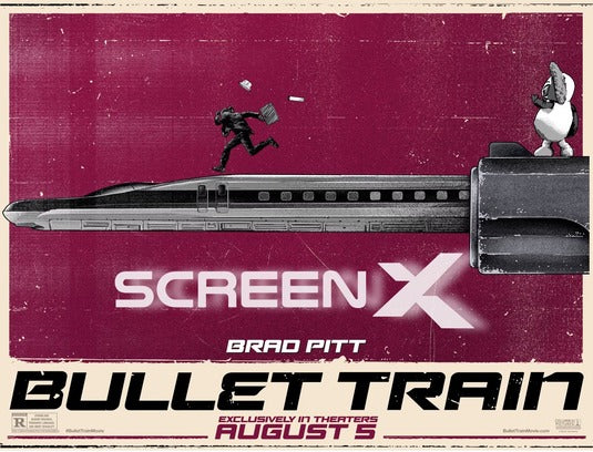 1000 piece jigsaw puzzle for the movie poster: Bullet Train (2022) ver21