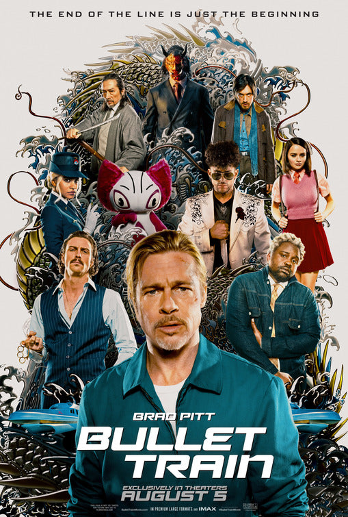 1000 piece jigsaw puzzle for the movie poster: Bullet Train (2022) ver3