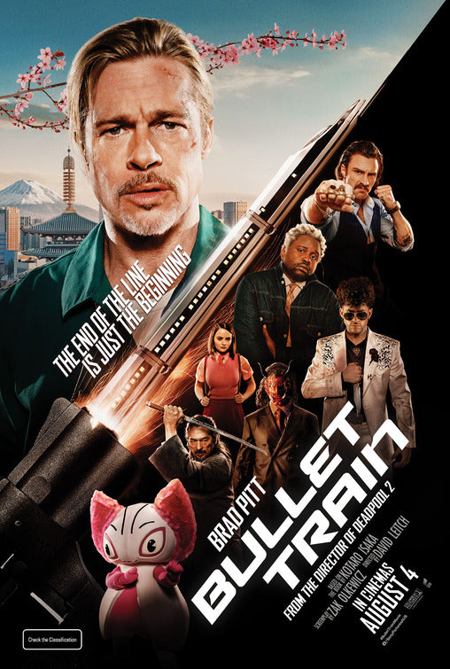 1000 piece jigsaw puzzle for the movie poster: Bullet Train (2022) ver4