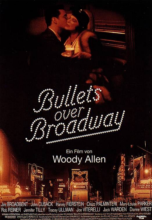 the movie poster: Bullets Over Broadway (1994) ver3