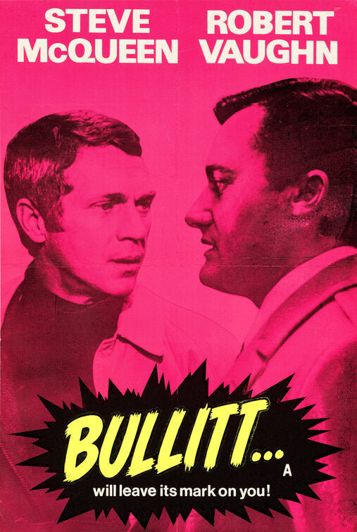 1000 piece jigsaw puzzle for the movie poster: Bullitt (1968) ver10