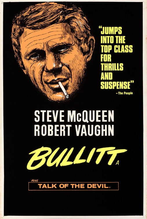 1000 piece jigsaw puzzle for the movie poster: Bullitt (1968) ver11