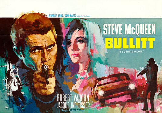 1000 piece jigsaw puzzle for the movie poster: Bullitt (1968) ver12