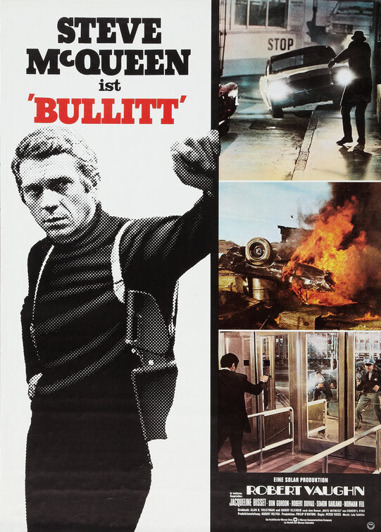 1000 piece jigsaw puzzle for the movie poster: Bullitt (1968) ver17
