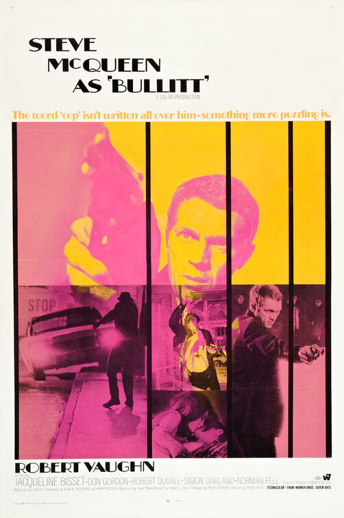 the movie poster: Bullitt (1968) ver2