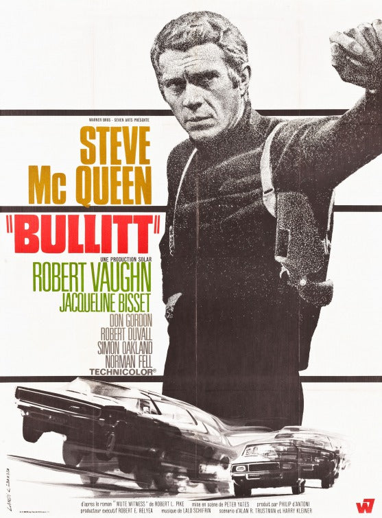 1000 piece jigsaw puzzle for the movie poster: Bullitt (1968) ver3