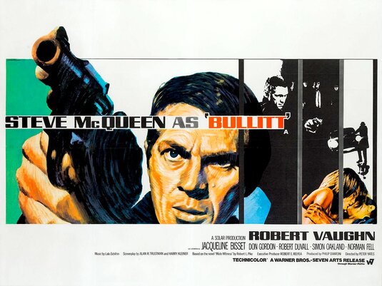 1000 piece jigsaw puzzle for the movie poster: Bullitt (1968) ver5