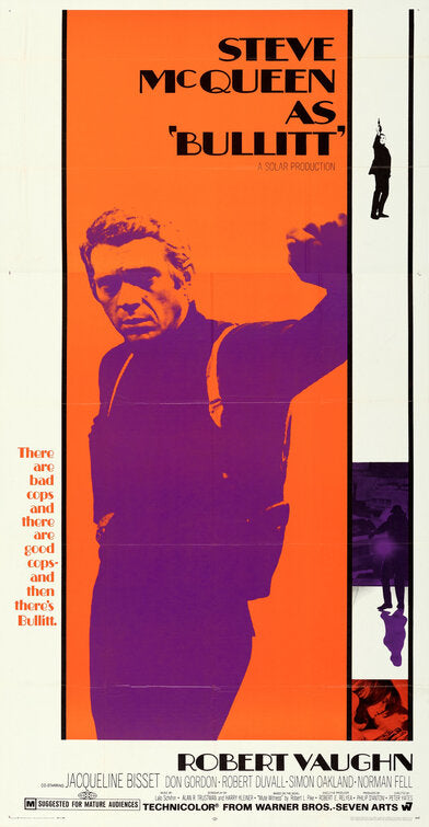 1000 piece jigsaw puzzle for the movie poster: Bullitt (1968) ver7