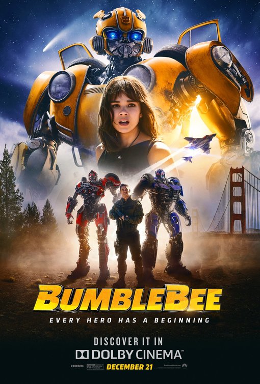 1000 piece jigsaw puzzle for the movie poster: Bumblebee (2018) ver14