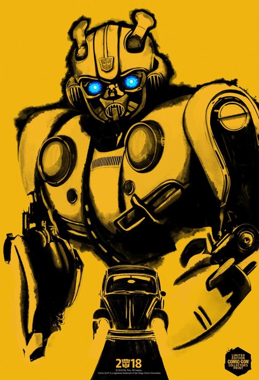 1000 piece jigsaw puzzle for the movie poster: Bumblebee (2018) ver2