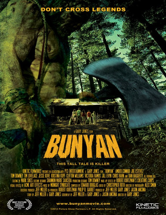 1000 piece jigsaw puzzle for the movie poster: Axe Giant: The Wrath of Paul Bunyan (2013)