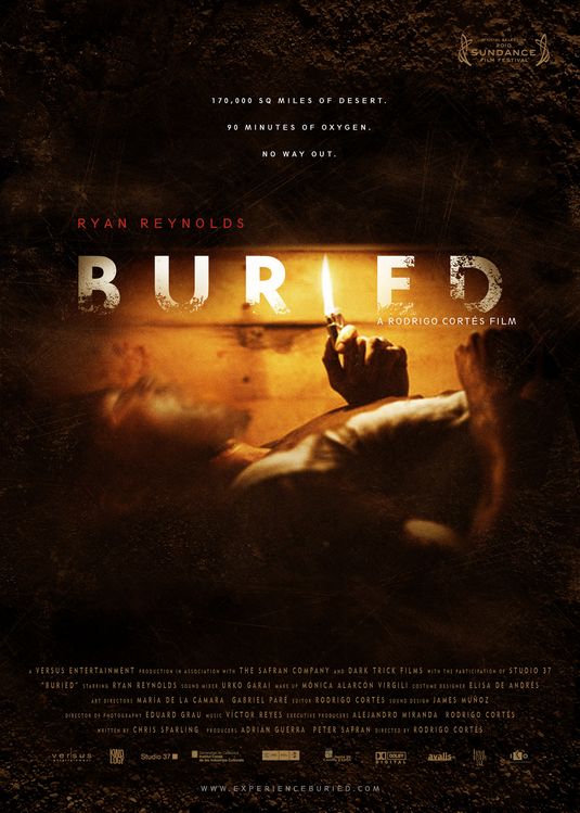 1000 piece jigsaw puzzle for the movie poster: Buried (2010)