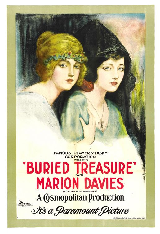 the movie poster: Buried Treasure (1921)