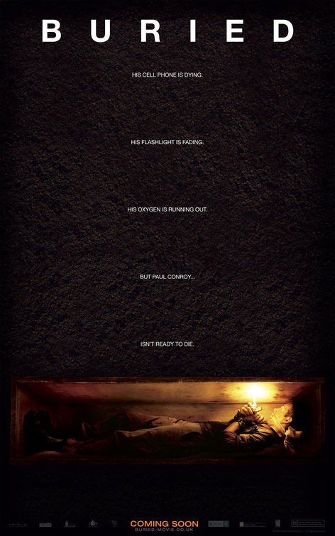 1000 piece jigsaw puzzle for the movie poster: Buried (2010) ver6