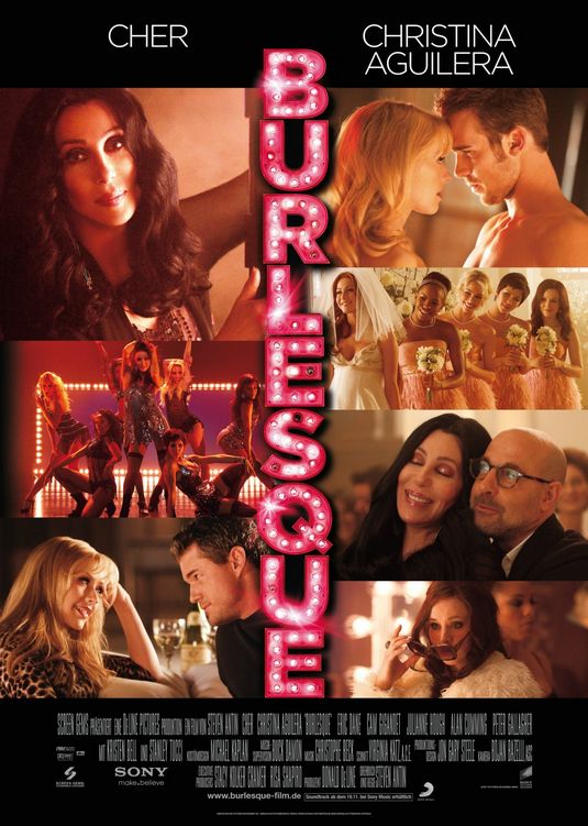 1000 piece jigsaw puzzle for the movie poster: Burlesque (2010) ver3