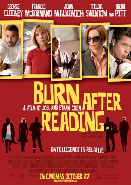 the movie poster: Burn After Reading (2008) ver4