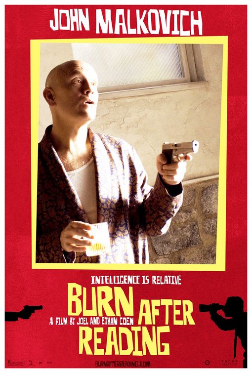 the movie poster: Burn After Reading (2008) ver6