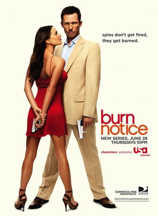 1000 piece jigsaw puzzle for tv poster: Burn Notice