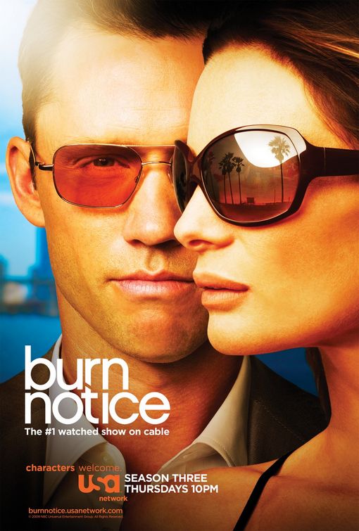 1000 piece jigsaw puzzle for tv poster: Burn Notice, ver4