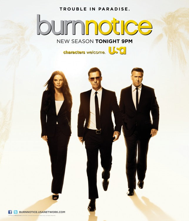 1000 piece jigsaw puzzle for tv poster: Burn Notice, ver7